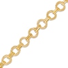 Thumbnail Image 0 of Diamond-Cut Circle Link Bracelet in 10K Gold - 7.5"