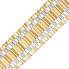 Thumbnail Image 0 of Men's 16.0mm Multi-Row Link Chain Bracelet in Hollow 10K Two-Tone Gold - 8.5"