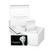 Marilyn Monroe™ Collection 1 CT. T.W. Composite Rectangle Diamond Ornate Frame Engagement Ring in 14K White Gold