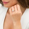 Thumbnail Image 2 of Marilyn Monroe™ Collection 3/4 CT. T.W. Composite Diamond Tiered Vintage-Style Engagement Ring in 14K White Gold