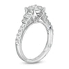 Marilyn Monroe™ Collection 3/4 CT. T.W. Composite Diamond Tiered Vintage-Style Engagement Ring in 14K White Gold