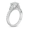 Thumbnail Image 3 of Marilyn Monroe™ Collection 3/4 CT. T.W. Composite Diamond Tiered Vintage-Style Engagement Ring in 14K White Gold