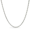 Thumbnail Image 0 of Men's 3.5mm Rope Chain Necklace in Solid Sterling Silver  - 24"