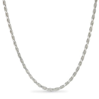 Men's 3.5mm Rope Chain Necklace in Solid Sterling Silver - 24"