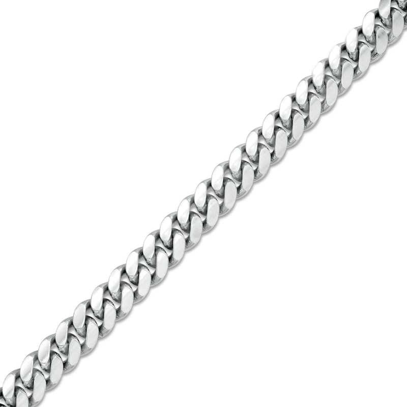 Vera Wang Men 6.2mm Solid Cuban Link Chain Bracelet in Sterling Silver -  8.5