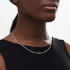 2.0mm Solid Singapore Chain Necklace in Sterling Silver - 18"