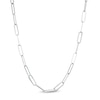 Thumbnail Image 1 of 3.7mm Oval Link Chain Necklace in Solid Sterling Silver  - 24"