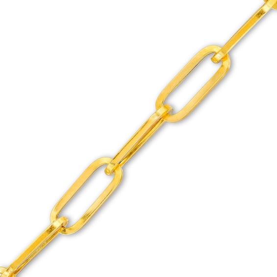 Italian Gold 7.5mm Cheval Chain Bracelet in Hollow 14K Gold - 7.5"