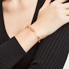 Thumbnail Image 1 of Italian Gold 7.5mm Cheval Chain Bracelet in Hollow 14K Gold - 7.5"