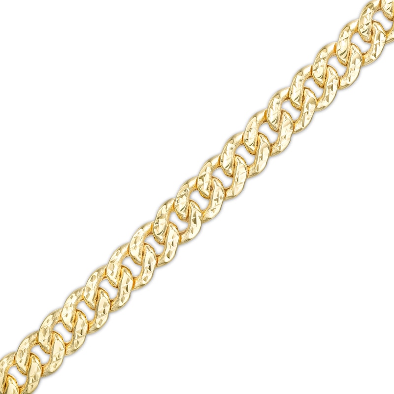 10K Hollow Gold Curb Chain Made in Italy - 20