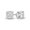 Thumbnail Image 1 of 1 CT. T.W. Diamond Stud Earrings in 10K White Gold