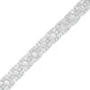 Thumbnail Image 1 of 5 CT. T.W. Composite Cushion Diamond Tennis Bracelet in 10K White Gold - 7.25"