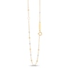 Thumbnail Image 3 of Made in Italy Beaded Rosary Necklace in 14K Tri-Tone Gold - 18"