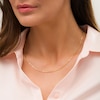 Thumbnail Image 2 of Made in Italy 2.0mm Oval Link Chain Necklace in Solid 14K Gold - 18"
