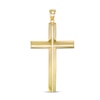 Thumbnail Image 0 of Men's Triangular Cross Necklace Charm in 10K Gold