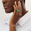 Thumbnail Image 2 of 6.0mm Comfort-Fit Wedding Band in Green Silicone