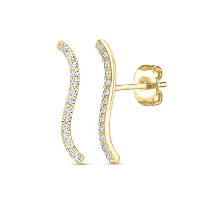 Color : Gold BAOYIT Men and Women Simple Earrings 