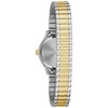 Thumbnail Image 2 of Ladies' Caravelle by Bulova Two-Tone Expansion Watch with Black Dial (Model: 45L185)