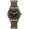 Thumbnail Image 1 of Men's Bulova Hack Grey IP Automatic Strap Watch with Black Dial (Model: 98A255)