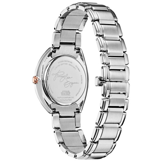 Ladies' Limited Edition Citizen Eco-Drive® Star Wars™ Princess Leia™ Diamond Accent Watch (Model: EW2251-81W) Ladies' Limited Edition Citizen Eco-Drive® Star Wars™ Princess Leia™ Diamond Accent Watch (Model: EW2251-81W)