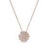 Thumbnail Image 0 of 1/5 CT. T.W. Composite Diamond Flower Pendant in 10K Rose Gold