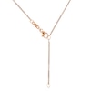 Thumbnail Image 3 of 1/5 CT. T.W. Composite Diamond Flower Pendant in 10K Rose Gold