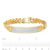 Thumbnail Image 3 of Men's 1-3/8 CT. T.W. Diamond ID Curb Chain Bracelet in 10K Gold - 8.25"