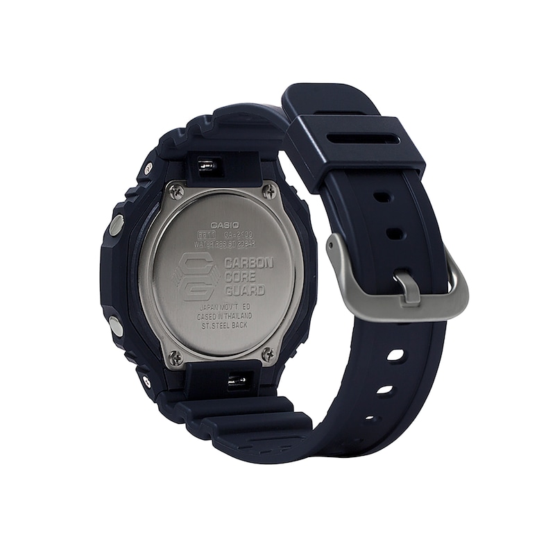 Verovering Rimpelingen exotisch Men's Casio G-Shock Classic Black Resin Strap Watch with Black Dial (Model:  GA2100-1A1) | Zales