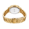 Thumbnail Image 3 of Ladies' JBW Mondrian 1/6 CT. T.W. Diamond And Crystal Accent 18K Gold Plate Watch with Green Dial (Model: J6303E)