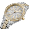 Thumbnail Image 2 of Ladies' JBW Cristal 1/8 CT. T.W. Diamond and Crystal Accent 18K Gold Plate Two-Tone Watch (Model: J6346D)