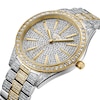 Thumbnail Image 1 of Ladies' JBW Cristal 1/8 CT. T.W. Diamond and Crystal Accent 18K Gold Plate Two-Tone Watch (Model: J6346D)