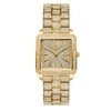 Thumbnail Image 0 of Ladies' JBW Cristal Square 1/8 CT. T.W. Diamond and Crystal Accent 18K Gold Plate Watch (Model: J6386A)