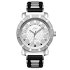 Thumbnail Image 1 of Men's JBW "562" 1/8 CT. T.W. Diamond and Crystal Accent Strap Watch with Silver-Tone Dial (Model: JB-6225-I)