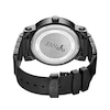 Thumbnail Image 3 of Men's JBW "562" 1/8 CT. T.W. Diamond and Crystal Accent Black IP Strap Watch with Black Dial (Model: JB-6225-K)