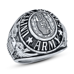 Men's Engravable Military Ring by ArtCarved (1 Line)