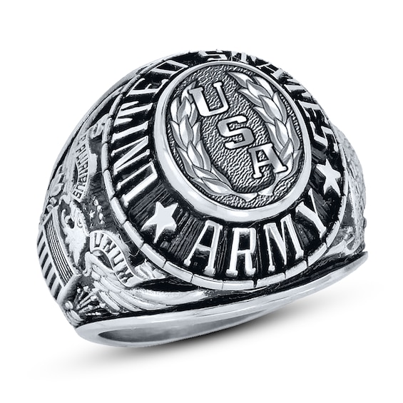 Engravable Military Ring by ArtCarved (1 Line)