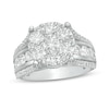 Thumbnail Image 1 of 3 CT. T.W. Composite Diamond Channel Shank Engagement Ring in 14K White Gold