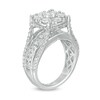 Thumbnail Image 3 of 3 CT. T.W. Composite Diamond Channel Shank Engagement Ring in 14K White Gold