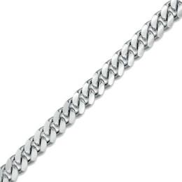 Vera Wang Men 6.2mm Solid Cuban Link Chain Bracelet in Sterling Silver - 8.5&quot;