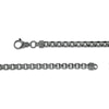 Thumbnail Image 3 of Vera Wang Men 5.0mm Box Chain Necklace in Solid Sterling Silver  with Black Rhodium - 22"