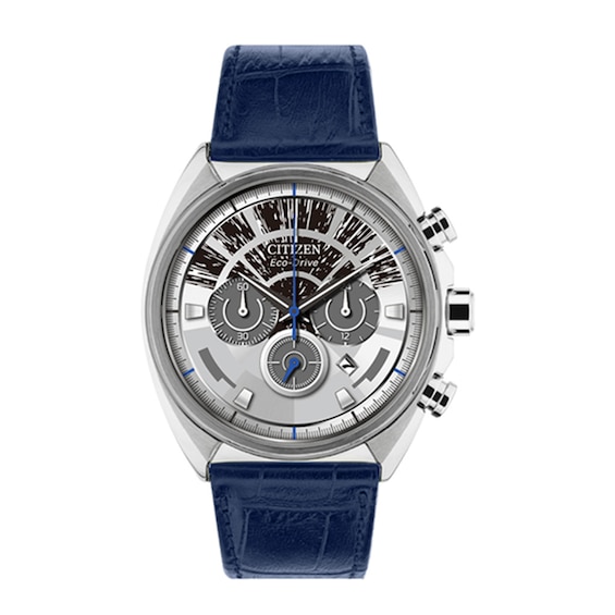 Men's Citizen Eco-Drive® Star Wars™ Millennium Falcon™ Strap Watch with Silver-Tone Dial (Model: Ca4281-00W)