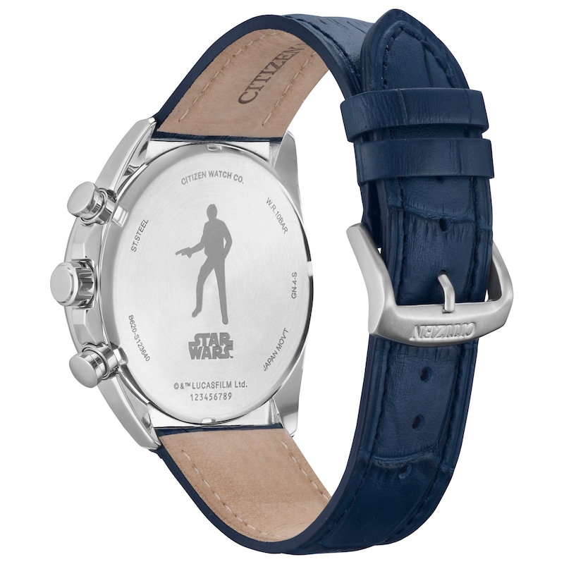 Men's Citizen Eco-Drive® Star Wars™ Millennium Falcon™ Strap Watch with Silver-Tone Dial (Model: CA4281-00W)