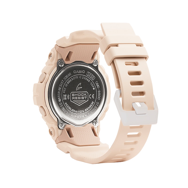 Kartofler Jurassic Park Uden for Ladies' Casio G-Shock S Series Pink Strap Watch with Rose-Tone Dial (Model:  GMDB800-4) | Zales