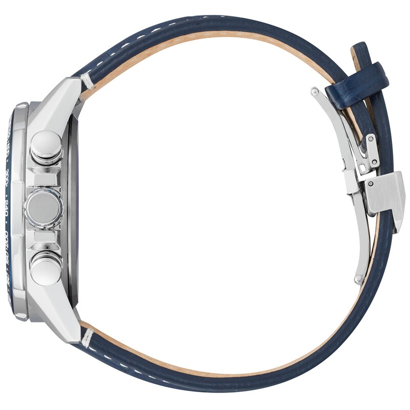 Main Image 2 of Men's Citizen Eco-Drive® Promaster PCAT Chronograph Strap Watch with Blue Dial (Model: CB5918-02L)