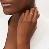 Thumbnail Image 2 of Oval and Round Multi-Gemstone and Lab-Created Pink Sapphire Ring in 10K Gold
