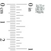 Thumbnail Image 2 of 1-1/5 CT. T.W. Diamond Solitaire Stud Earrings in 14K White Gold (I/I2)