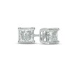Thumbnail Image 1 of 1-1/5 CT. T.W. Princess-Cut Diamond Solitaire Stud Earrings in 14K White Gold (I/I2)