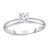Thumbnail Image 1 of 3/8 CT. Diamond Solitaire Engagement Ring in 10K White Gold (I/I3)