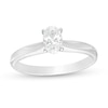 Thumbnail Image 0 of 1/2 CT. Oval Diamond Solitaire Engagement Ring in 14K White Gold (I/I2)