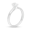 Thumbnail Image 2 of 1/2 CT. Oval Diamond Solitaire Engagement Ring in 14K White Gold (I/I2)